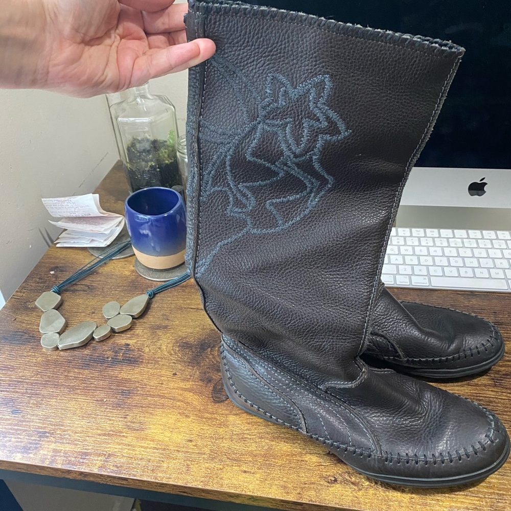Rare - Nuala Puma Boots Christy Turlington Collaboration.